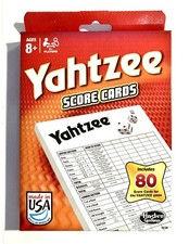 NEW Hasbro Gaming 06100 Yahtzee Game Score Pads 80 Sheets