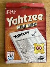 Hasbro Gaming Yahtzee 80Pc Score Cards - Pkg Slightly Bruised - Cards Brand NEW