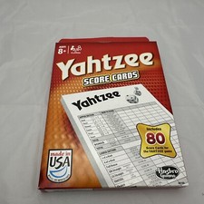 Hasbro Yahtzee Score Cards - Single - 80 Count - New