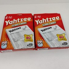 Yahtzee Score Cards Hasbro 120 Sheets Refill