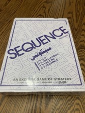 Jax Original Sequence Game W/Folding Board, Cards and Chips Sealed In Box