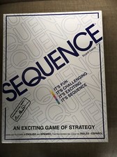 JAX Sequence BOARD GAME An Exciting Game of Strategy No. 8002 Complete