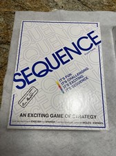 SEQUENCE Board Strategy Game 1995 JAX 100% Complete