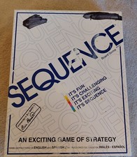 Vintage 1995 Jax SEQUENCE Board Game - An Exciting Game Of Strategy #8002