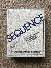 Vintage Sequence Board Game 1995~Jax #8002 New, Sealed