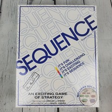 Sequence Board Game By Jax New, Box Sealed 1995