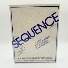 Sequence Board Game by Jax 1995 - Fun for 2-12 Players.  New, Sealed Packaging