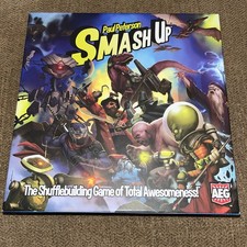 Paul Peterson Smash Up Card Shufflebuilding Game of Awesomeness AEG Complete