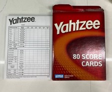 NEW Hasbro Gaming 06100 Yahtzee Game Score Pads 80 Sheets