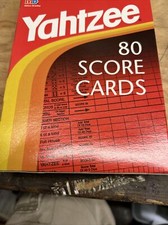 Hasbro Yahtzee 80 Score Cards - Brand New!