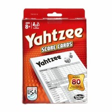 Yahtzee Score Cards, for Kids Ages 8 and Up, for 2+ Players
