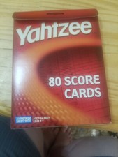 Hasbro Yahtzee 80 Score Cards (06100) Sealed.  Never opened.