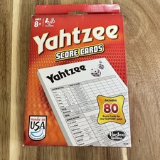 80-Sheet Yahtzee Score Cards 1 Pack New